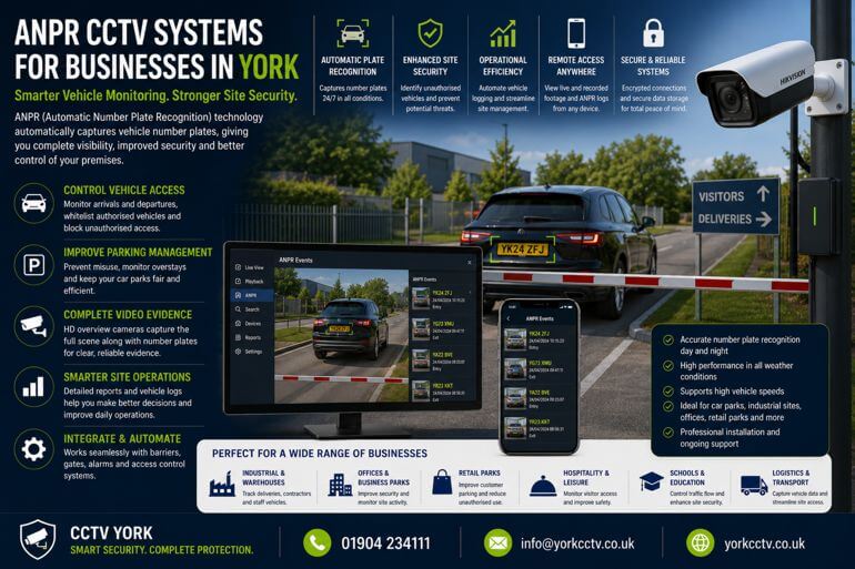 Why York Businesses Are Investing in ANPR CCTV Systems