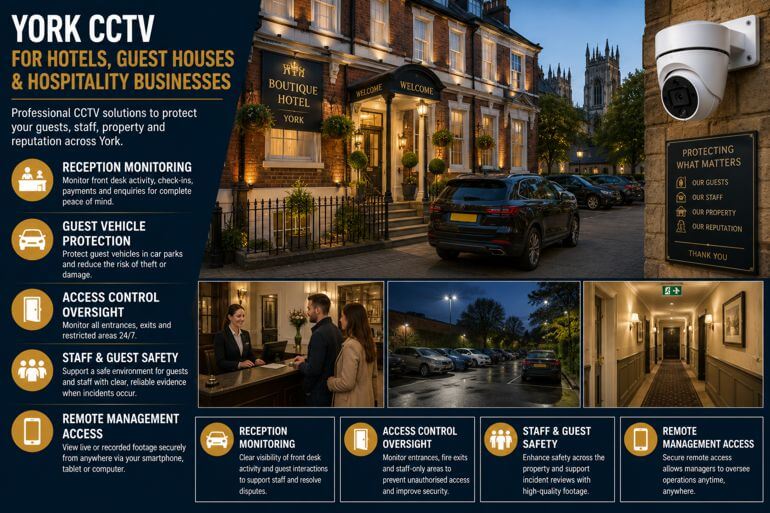 York CCTV for Hotels, Guest Houses and Hospitality Businesses